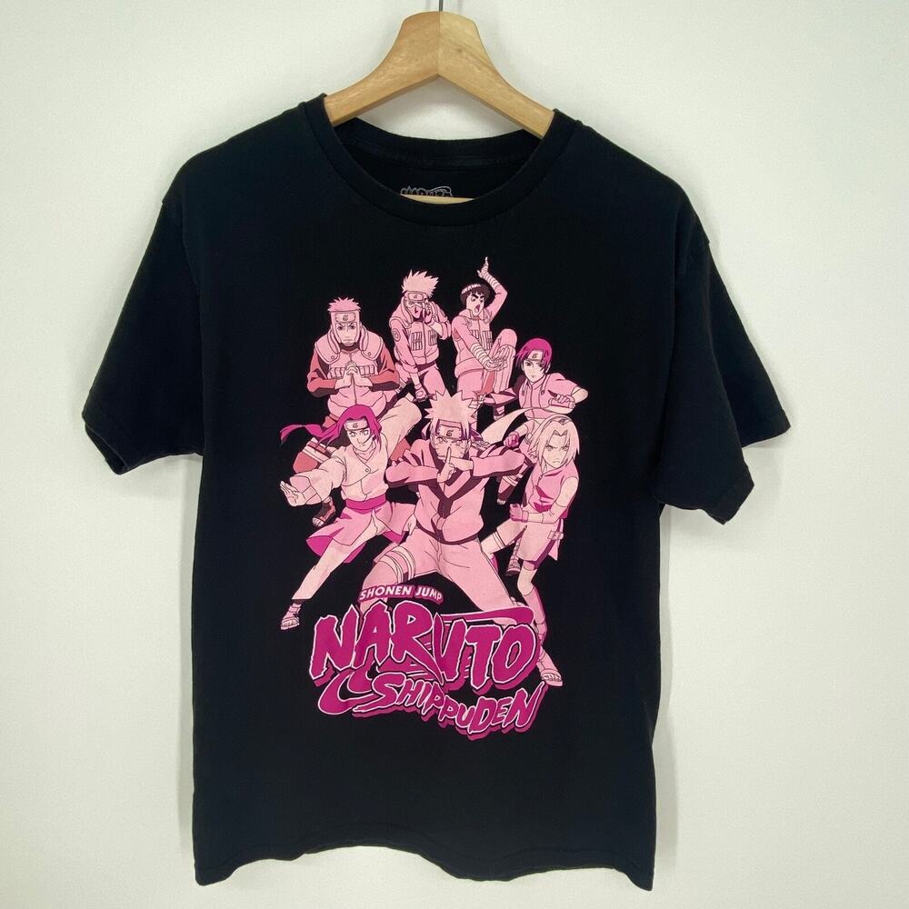 Naruto Shippuden Shonen Jump Adult Sz M MEDIUM T-Shirt Top Men Women, 1527